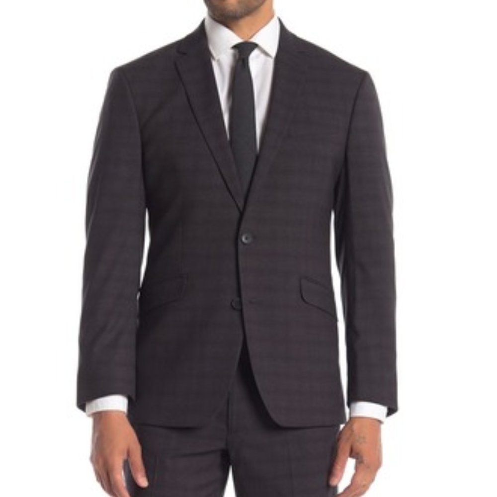 Plaid Techni-Cole Performance Slim Fit Suit